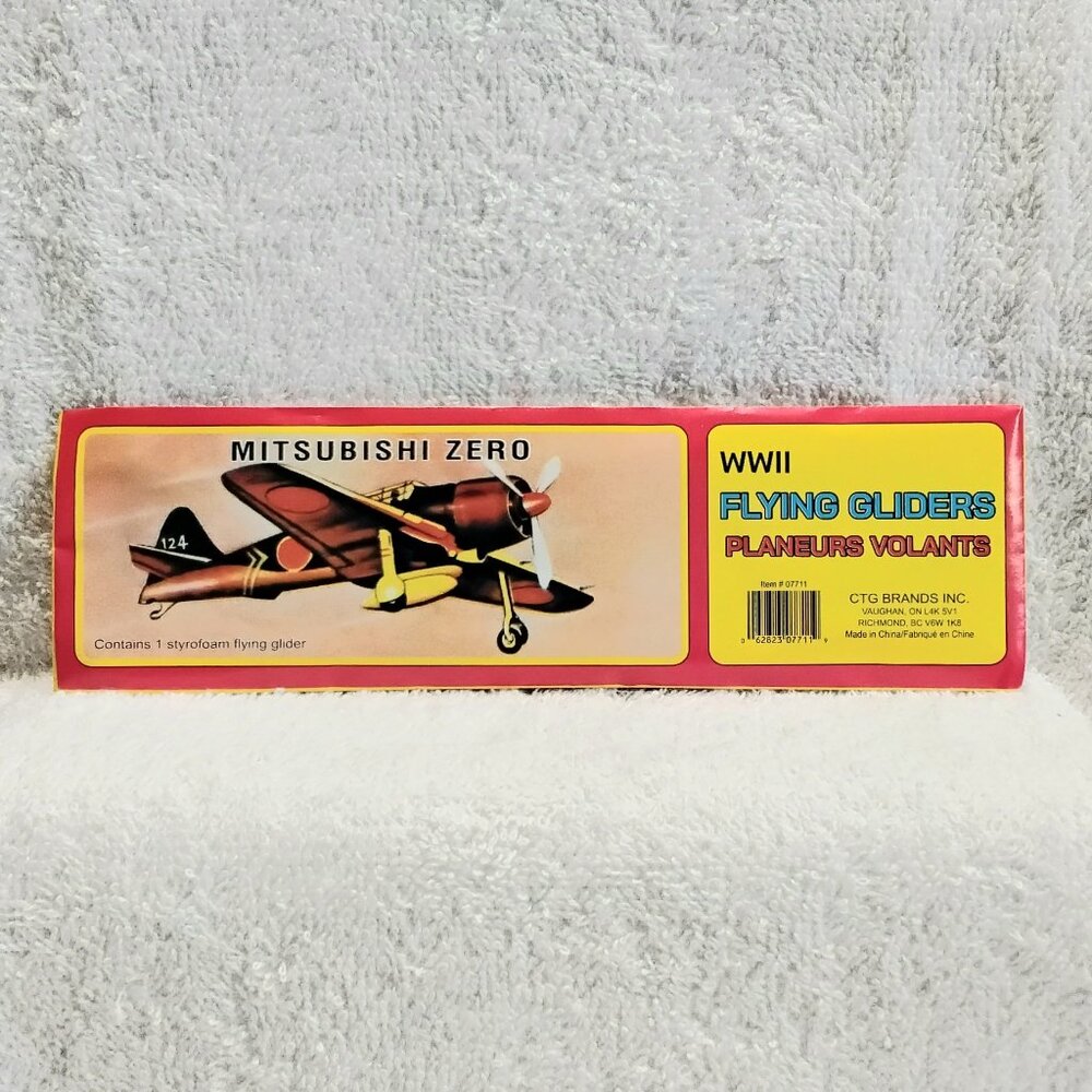 Sealed 5/$20 WWII Flying Mitsubishi Zero Glider by CTG Brands Inc.!!